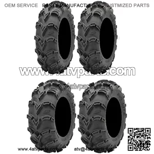 Full set of Mud Lite XL 27x10-12 and 27x12-12 ATV Tires (4)