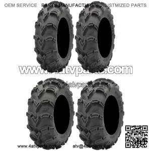 Full set of Mud Lite XL 28x10-12 and 28x12-12 ATV Tires (4)