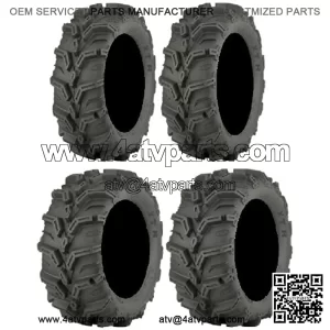 Full set of Mud Lite XTR (6ply) 25x8-12 and 25x10-12 ATV Tires (4)