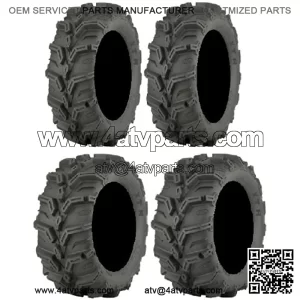 Full set of Mud Lite XTR (6ply) 27x9-12 and 27x11-12 ATV Tires (4)