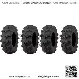 Full set of Executioner (6ply) 25x8-12 and 25x10-12 ATV Tires (4)