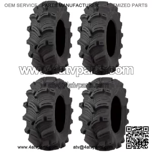 Full set of Executioner (6ply) 26x10-12 and 26x12-12 ATV Tires (4)