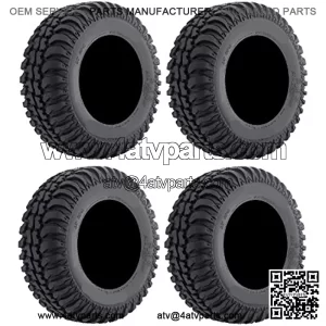 Full set of Tensor Regulator A/T (8ply) 30x10-14 DOT ATV Tires (4)