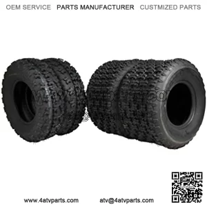 ATV Tires Set of 4 21x7-10 Front 20x11-9 Rear ATV 4 PLY Tire 4 Pack