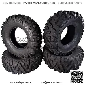 KV 26" Tall ATV/UTV Off-Road Utility Tire (26x9-12 Front 26x11-12 Rear Set)