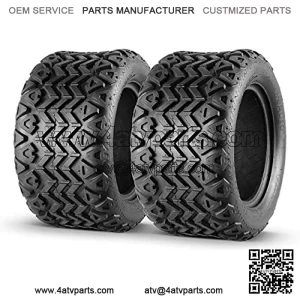2 Pcs All Terrain golf cart tire 22x11.00-12 ATV UTV Off-Road Tires ,4 Ply Tubeless