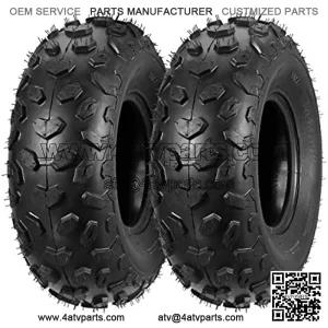 ATV Tires 19x7-8 19x7x8 19x7 8 ATV UTV Off-Road Tires All-Terrain Mini Bike Tires 4PR Tubeless Sport Tires, Set of 2