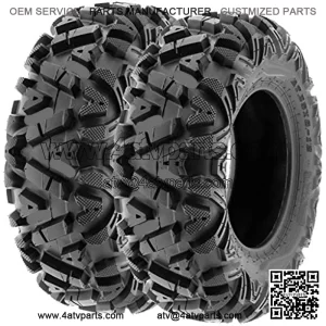 Pair of 2 Power.I All-terrain ATV UTV Off Road Tires 28x9-12 28x9x12,6 PR Tubeless A033