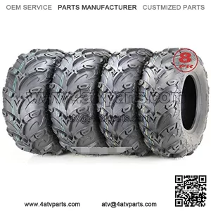 Set 4 Premium 8PR ATV UTV Tires 25X8-12 25x8x12 Front & 25x10-12 25x10x12 Rear ??