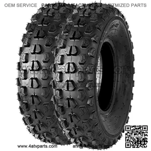 Set of 2 ATV Tire 22x7x10 Front 22x7-10 4PR 10 inch ATV UTV Tires