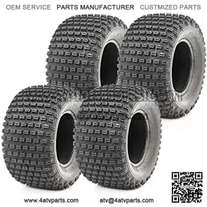 Set of 4 New ATV Tires 22X11-10 4PR P322 Dimple - 10030