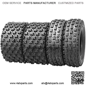 Set of 4 Sport ATV Tires 21x8-9 Front & 22x10-10 Rear /4PR Kawasaki
