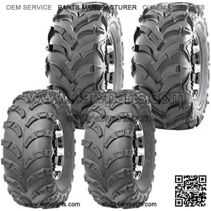 Set of 4 ATV Tires 23x7-10 23x7x10 Front & 24x11-10 24x11x10 Rear 6PR