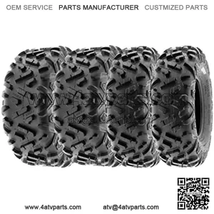 22x7-11 22x10-9 ATV UTV Tires 6 PR Tubeless A051 POWER II [Bundle]