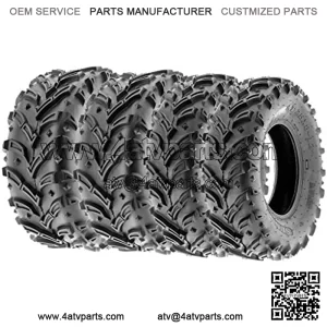 25x8-12 25x10-12 ATV UTV Tires 6 PR Tubeless A024-1 [Bundle]