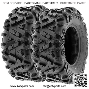 A033 ATV/UTV Tires -- 25x11-12 -- 6 Ply | Pair of 2 | All-Terrain Off-Road