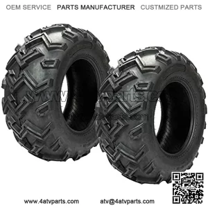 2PCS 25" 25x10-12 Rear ATV Utility UTV Tires Replacement Tire 25x10x12 6Ply fit 12in Rim