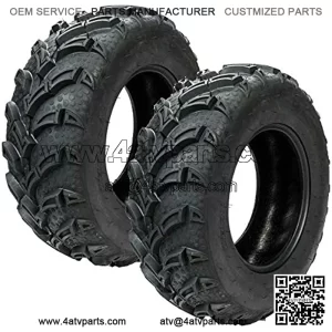 2PCS 25x8-12 Front ATV UTV All-Terrain Tires 6 PLY 25" 25x8x12 Sports Tires