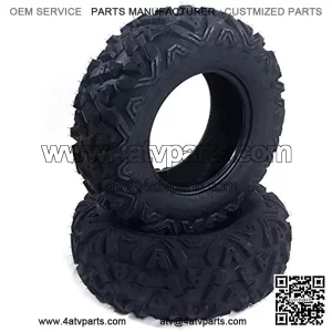 Set of 2 ATV UTV Tires 26x9-12 26 x 9 x 12 ATV UTV Tire All-Terrain 6 Ply Tubeless