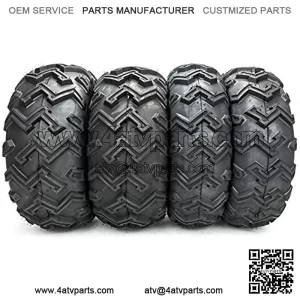 Set of 4 25" 25x8-12 & 25x10-12 ATV Utility UTV Tires AT Front Rear Tires 6PR fit 12" Rim