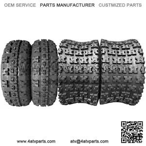 Set of 4 ATV/UTV Tires AT 21 x 7-10 Front & 20 x 10-9 Rear 4 Ply