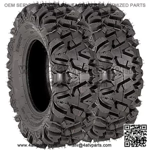 25x8x12 ATV Tires 6PR Set of 2 25x8-12 25-8-12 ATV UTV Tire
