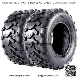 ATV UTV Tires 20x10x10 Sport AT Tire 20 inch 20x10-10, 4PR, Set of 2