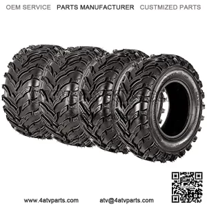 ATV/UTV Tires 26x9-12 Front & 26x11-12 Rear, Set of 4, 6PR, 26x9x12 26x11x12 All-terrain Tire Set, Tubeless