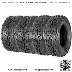 Set of 4 ATV/UTV Tires 25x8-12 Front & 25x10-12 Rear /6PR