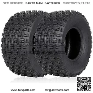 Set of 2 ATV Tires 20X10-9, 4 Ply, Sport Rear UTV Tire 20-10-9 20x10x9, Fit All 9?? Rim