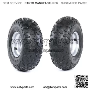 2pcs 6" Wheel 145/70-6 145x70-6 Tire Rim 3 Bolt For Go Kart Golf Cart ATV Buggy
