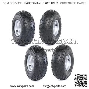 4x 145/70- 6 Wheel Tire Rim Chinese ATV Quad Taotao Coolster Sunl Go Kart Buggy