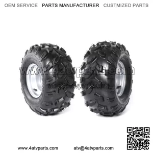 GOLF CART 8" Tire RIM WHEELS 18x9.5-8 KNOBBY TIRES (SET OF 2) 18x9.5x8