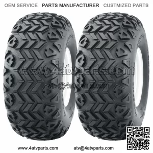 SET 2 WANDA ATV 22.5X10-8 22.5X10X8 4PR GO KART GOLF CART JOHN DEER OEM TIRES
