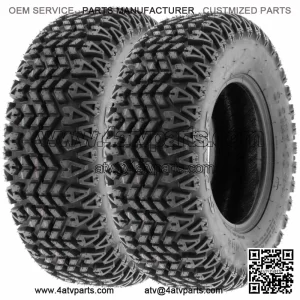 Set of 2, 21x7-10 21x7x10 4PR ATV UTV Golf Cart Turf All Terrain Tires G003