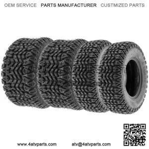 21x7-10 21x7x10 & 22x11-10 22x11x10 4PR ATV UTV Golf Cart Tires [Bundle]