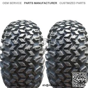 2) 22x11.00-8 Golf Cart Go Kart TIREs Journey P334 4ply Tube-Less