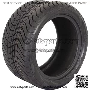 Low Profile Golf Cart 4-Ply Turf or Pavement Tire, Golf Cart Tires with All-Terrain Quality, Tubeless Tires for Golf Cart Non-Directional Tread, Golf Cart Tires 12 Inch - 215/40-12 P825