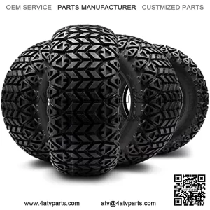 23 X 10.5-12 Dot All-Terrain Tire For Golf Carts & Atv'S (6 Ply Rating) -- 1, Set Of 2 Or 4 (23 X 10.5-12, Set Of 4 Tires)