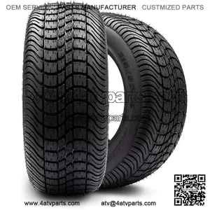 215/50-12 "Cruze" DOT Low Profile Tires for EZGO, Club Car, Yamaha Golf Carts (1, set of 2, or set of 4) (215/50-12, Set of 2 Tires)