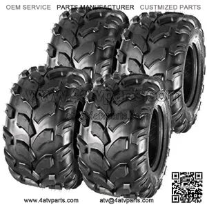 ATV Tires 18x9.5-8 Lawn Mower Tires ATV UTV Off-Road Tires Sport Golf Cart Tractor Turf Tire 18x9.50x8 All-Terrain 4PR P311 Set of 4