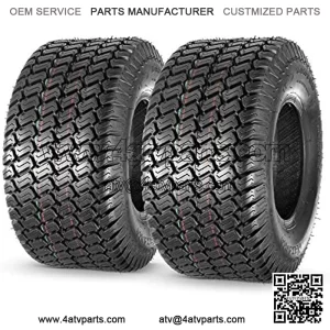 18x8.50-8 18x8.5x8 Lawn Mower Golf Cart Turf Tires 4PR P332, Set of 2
