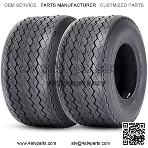 18x8.5-8 Golf Cart Tires, 18x8.5x8 4PLY All Terrain Club Cart Off Road Tires Set of 2, Tubeless