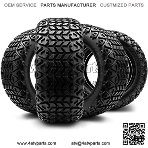23 x 10-14 DOT All-Terrain Tire for Golf Carts & ATV's (4 Ply Rating) -- 1, set of 2 or 4 (23 x 10-14, Set of 4 Tires)