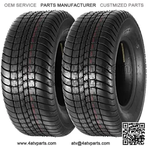 Trailer Tires 20.5x8-10 205/65-10 6PR Load Range C, Set of 2