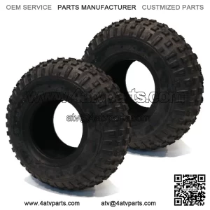 (Pack of 2) Knobby Tire 145/70-6 for General Purpose ATV, Go-Kart, Mini Bike