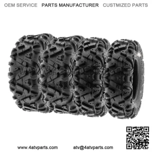 ??2 Front 27x9-12 ????2 Rear 27x11-12 ??SunF ATV UTV Tires Tubeless 6 Ply - A033