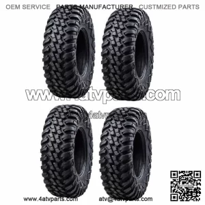 4-Tusk Terrabite Radial 8 Ply UTV Tire Set (4 Tires) 2- 27x9-12 and 2- 27x11-12