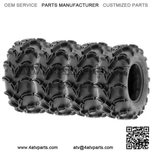 Set of 4, 28x10-12 28x10x12 ATV UTV Mud & Trail AT 6 Ply Tires A050