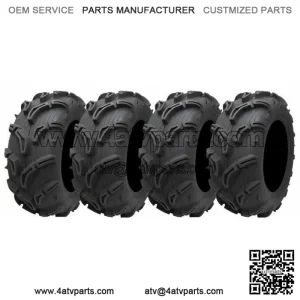 28x10-12 28x12-12 Atv Utv Tires Set of 4 28" 6 Ply 2 Front Rear NEW